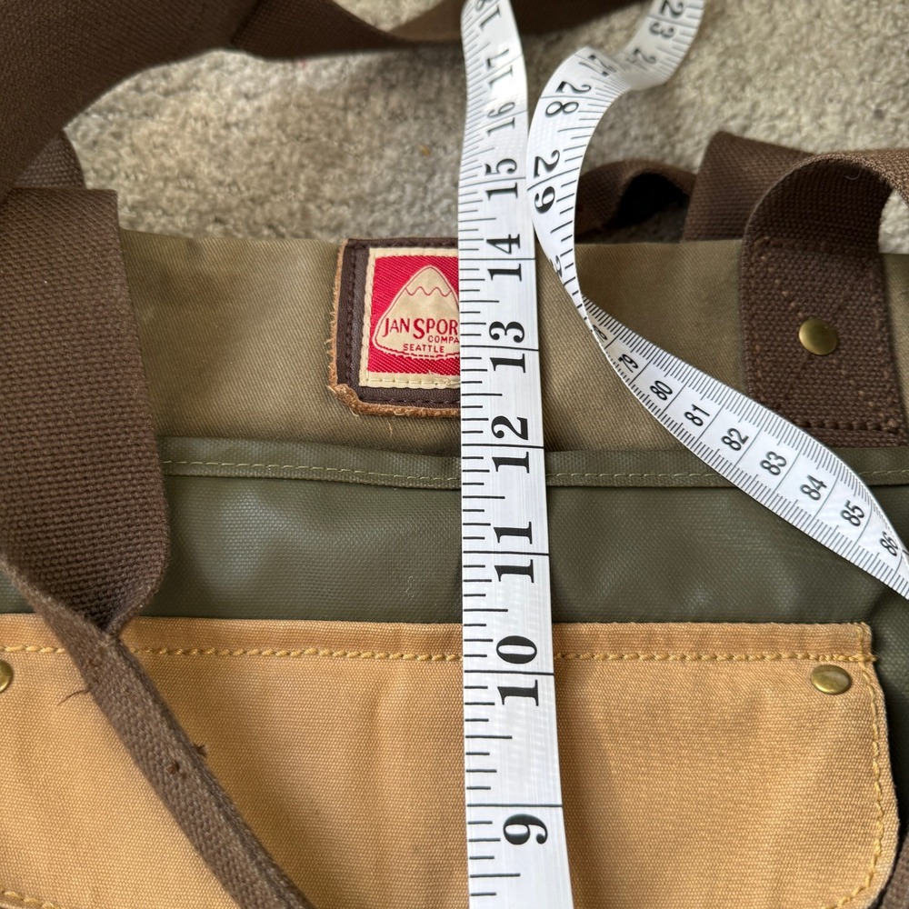 JanSport Seattle Skip Yowell Green Machine Brannon Messenger‎ Tote Bag Rare - Picture 15 of 15